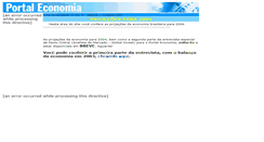 Desktop Screenshot of projecoes2004.portaleconomia.com.br